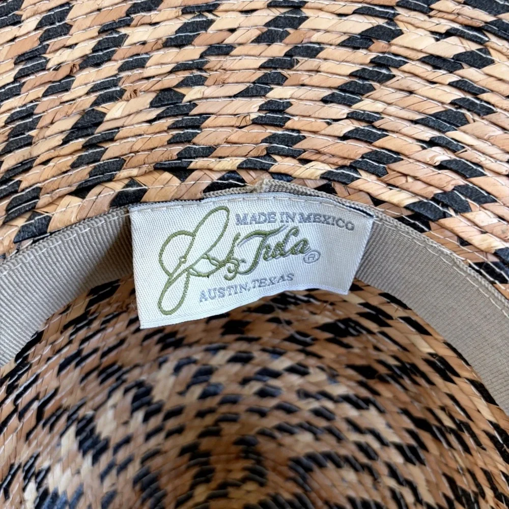 Tula Laurel Straw Hat Wide Brim Fair Trade Eco Friendly UPF 50+ Summer Beach Hat
